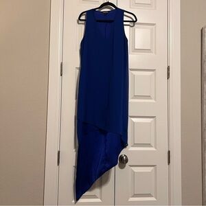 Express Royal Blue Asymmetrical Dress